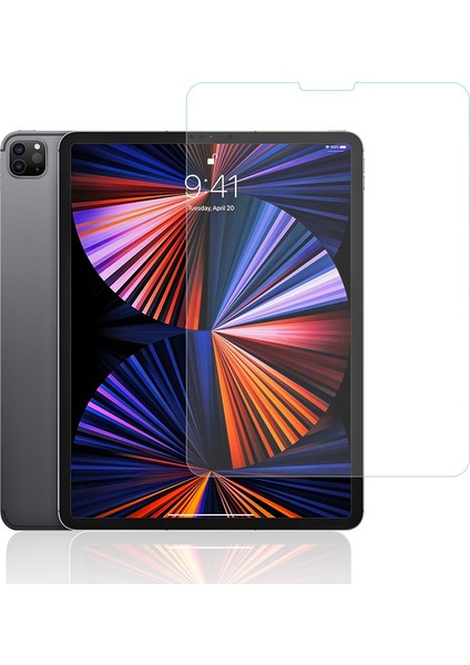 iPad 2025 10.9 (10.nesil) Optix Exofit Applicator Hd Parmak Izi/toz Tutmaz Kolay Takma Apartlı Tablet Cam Ekran Koruyucu - Şeffaf