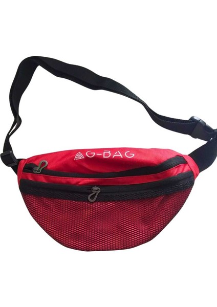 Kırmızı Unisex Omuz/bel Çantası 35X19 Cm, Şık ve Kullanışlı Tasarım