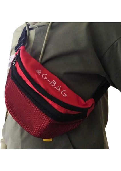 Kırmızı Unisex Omuz/bel Çantası 35X19 Cm, Şık ve Kullanışlı Tasarım modelleri