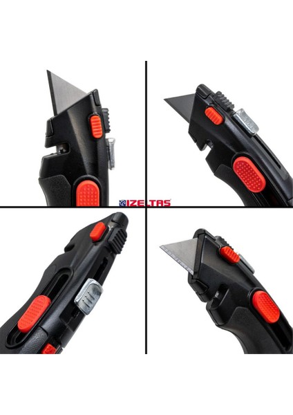 Izeltaş Pro Günlikli Otomatik Kilitlemeli Trapez Maket Bıçağı 18MM fırsatları