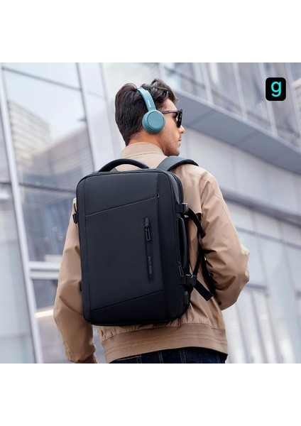 Expandos Laptop Sırt Çantası Genişletilebilir Iç Hacim Şarj Kiti MR9299_KR00 fiyatları