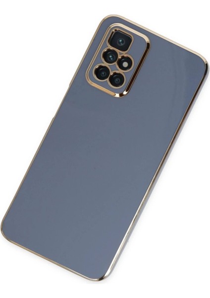 Xiaomi Redmi 10 2022 Kılıf Volet Silikon - Mavi modelleri