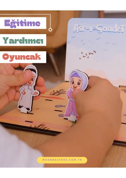 Çocuklar Için Asrı Saadet Dönemini Tanıtan Eğitici Ahşap Set – Islam Tarihine Ilk Adım fırsatları