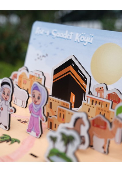 Çocuklar Için Asrı Saadet Dönemini Tanıtan Eğitici Ahşap Set – Islam Tarihine Ilk Adım