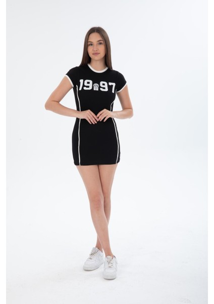 Kadın 1997 Garnili Elbise