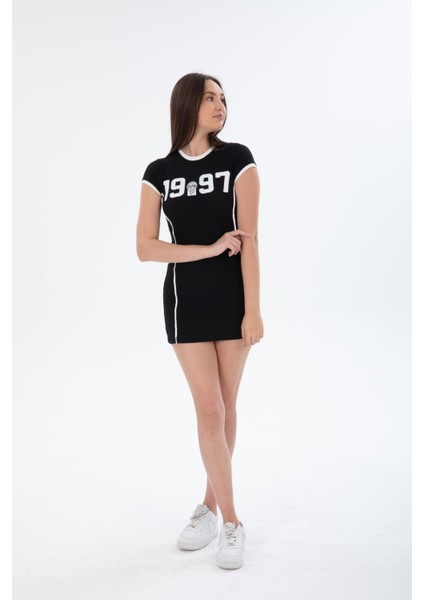 Kadın 1997 Garnili Elbise