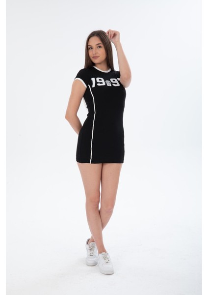 Kadın 1997 Garnili Elbise