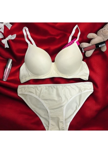 Destekli Dolgulu ve Telli Sütyen Takımı