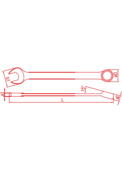 0345 Mafsallı Cırcır Kombine Anahtar 8 mm fiyatları