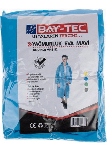 Bay-Tec MK5112 Eva Yağmurluk Açık Mavi 150GR