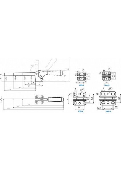 100-3-P2 Yatay Tabanlı Lamalı Yatay Bağlantı Elemanı 23656 fırsatları
