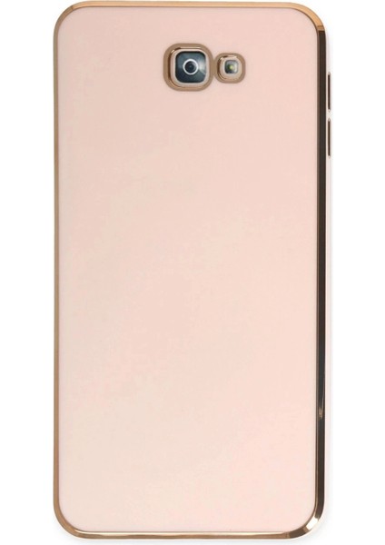 Samsung Galaxy J7 Prime Kılıf Volet Silikon - Pembe