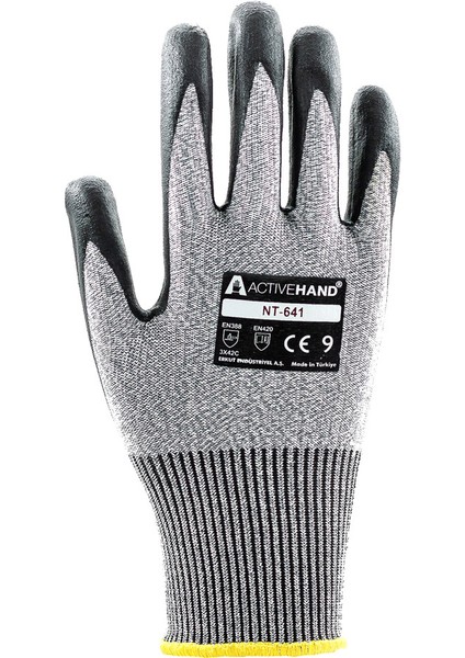 Nt 641 Gr/sy No:10 3/4 Köpük Nitril Kaplı Polyester Kesilmeye Dayanıklı Eldiven