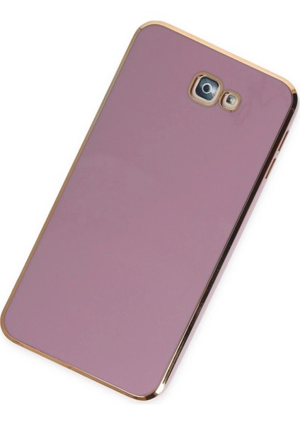 Samsung Galaxy J7 Prime Kılıf Volet Silikon - Mor modelleri