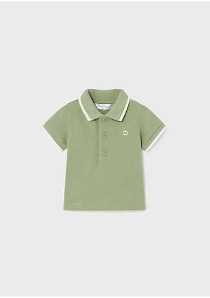 Erkek Bebek Yeşil Polo Yaka T-Shirt 00190