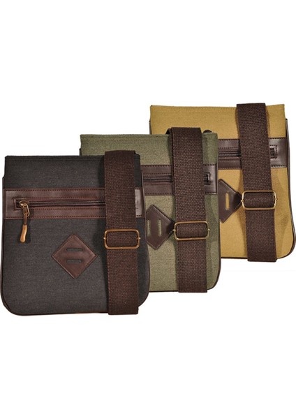 Unisex Kanvas Bel Çantası, Yüksek Dayanıklı ve Şık Tasarım, Siyah Renk