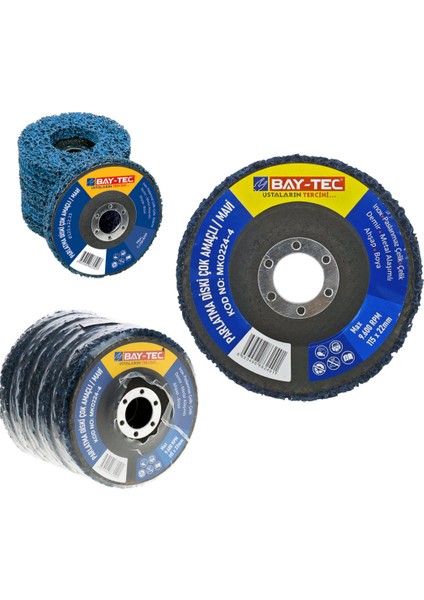 115 mm Parlatma Diski Çok Amaçlı Mavi MK0224-4 fiyatları