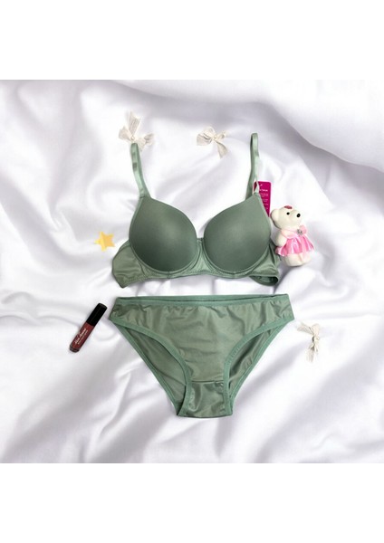 Destekli Dolgulu ve Telli Sütyen Takımı