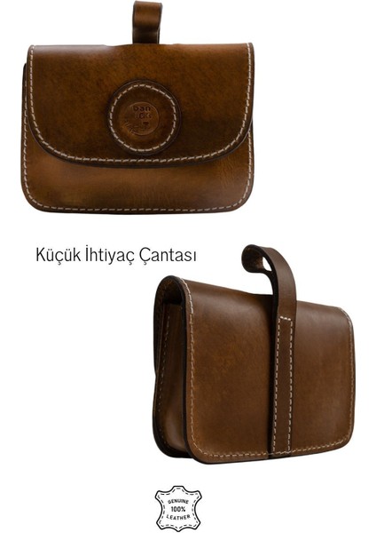 Kahverengi Gerçek Pull-Up Deri Kayış Uyumlu Küçük Yardımcı Çanta fiyatları