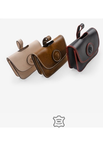Kahverengi Gerçek Pull-Up Deri Kayış Uyumlu Küçük Yardımcı Çanta indirimleri
