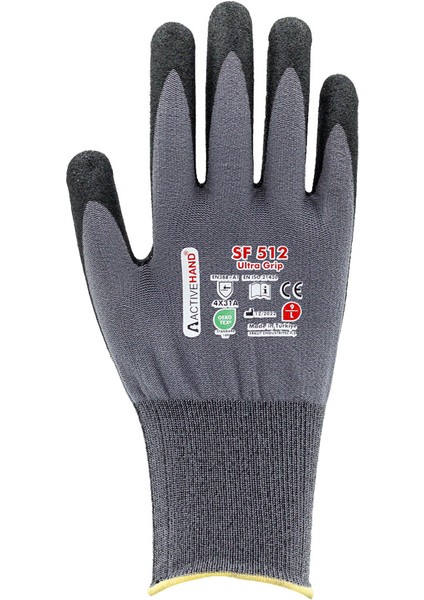 Sf 512 Gr/sy No:9 Köpük Nitril Kaplı Sandy Finish Polyester Eldiven