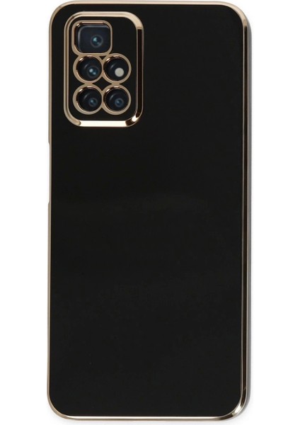 Xiaomi Redmi 10 2022 Kılıf Volet Silikon - Siyah