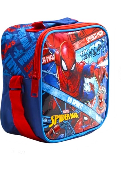 Spider Man Lisanslı erkek çocuk ilkokul çantası ortaokul erkek çocuk okul çantası termal beslenme çantası fiyatları