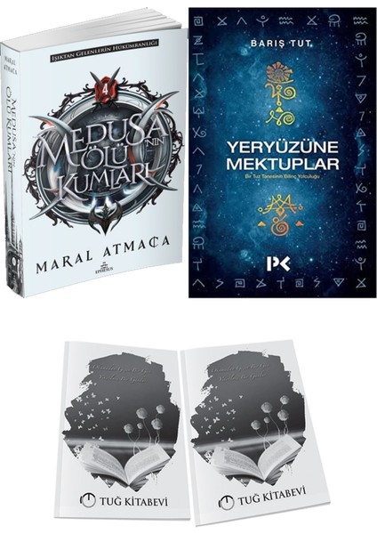 Yeryüzüne Mektuplar ve Ephesus Yayınları Medusanın Ölü Kumları 4 Maral Atmaca 2li Set + Hediyeli