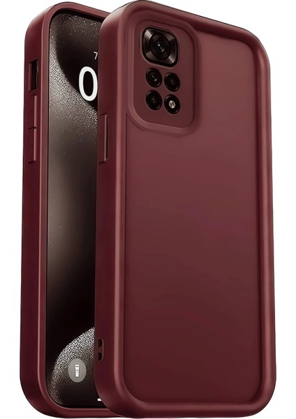 Xiaomi Redmi 10 2022 Kılıf Viera Silikon - Bordo