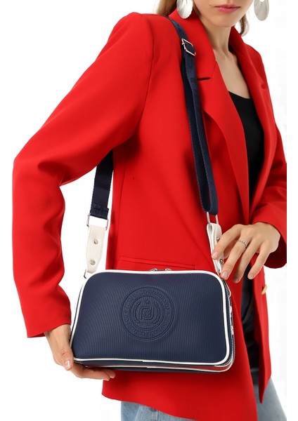 Yeni Trend Orta Boy Çok Bölmeli Kadın Omuz Çantası 25CM * 17CM * 10CM