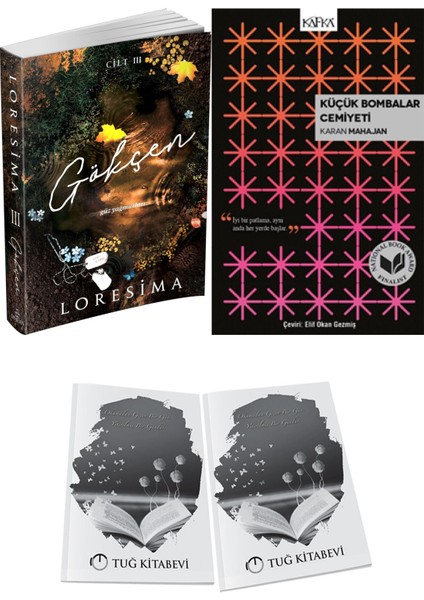 Küçük Bombalar Cemiyeti ve Ephesus Yayınları Gökçen 3 Loresima 2li Set + Hediyeli