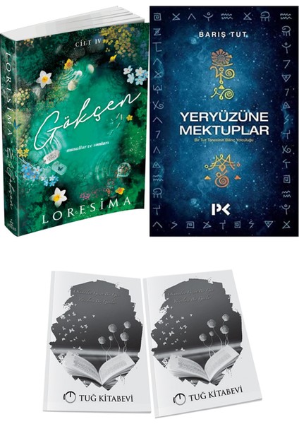 Yeryüzüne Mektuplar ve Ephesus Yayınları Gökçen 4 Loresima 2li Set + Hediyeli