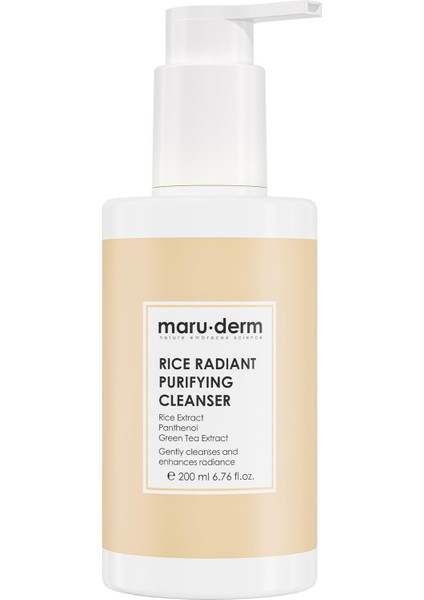 Maruderm Rice Radiant Tonik Tüm Cilt Tipleri İçin Ton Eşitleyici Etki 200 ml