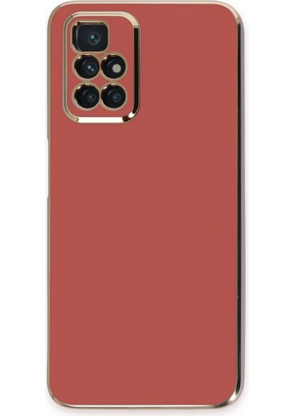 Xiaomi Redmi 10 2022 Kılıf Volet Silikon - Kırmızı