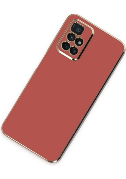 Xiaomi Redmi 10 2022 Kılıf Volet Silikon - Kırmızı modelleri