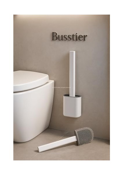 Yapıştırılabilir Tuvalet Fırçası, Silikon Klozet Temizleme Seti, Duvar Tipi Askılı, Kompakt Tasarım, Koku Önleyici, Esnek Uçlu, Hijyenik Banyo Fırçası fiyatları