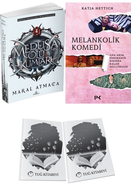 Melankolik Komedi ve Ephesus Yayınları Medusanın Ölü Kumları 4 Maral Atmaca 2li Set + Hediyeli