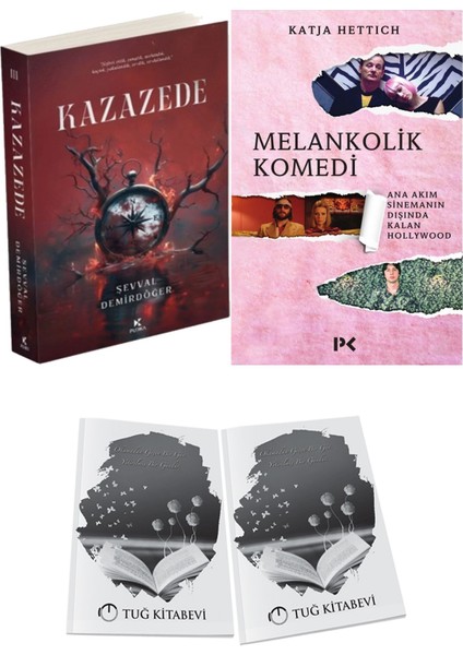 Melankolik Komedi ve Pukka Yayınları Kazazede 3 Şevval Demirdöğer 2li Set + Hediyeli