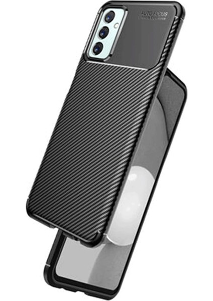 Samsung Galaxy M23 Kılıf Auto Focus Karbon Kapak - Siyah fiyatları