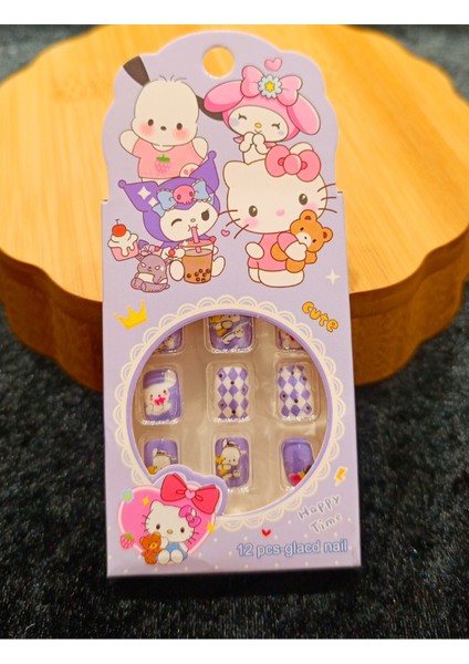 Lüks Figürlü Çocuk Takma Tırnak