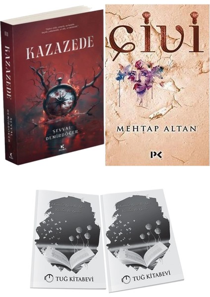 Çivi ve Pukka Yayınları Kazazede 3 Şevval Demirdöğer 2li Set + Hediyeli