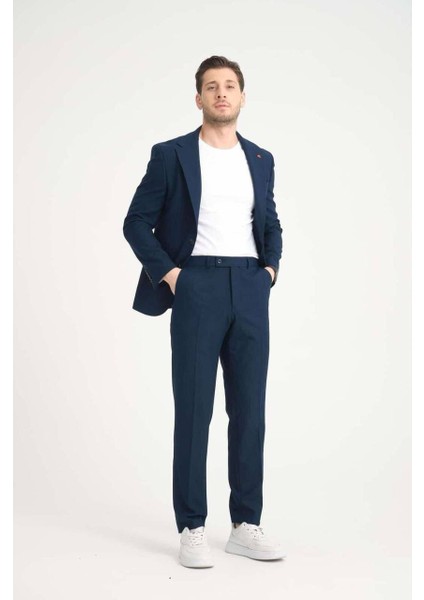 Erkek Takım Elbise Slim Fit En Boy Likra modelleri