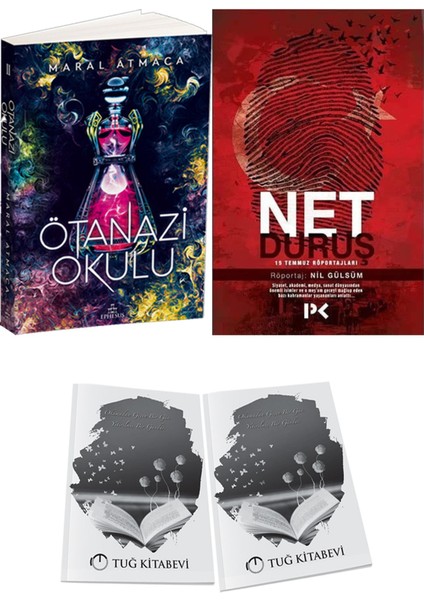 Net Duruş ve Ephesus Yayınları Ötanazi Okulu 2 Maral Atmaca 2li Set + Hediyeli