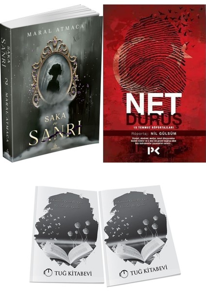 Net Duruş ve Ephesus Yayınları Saka ve Sanrı 2 Maral Atmaca 2li Set + Hediyeli