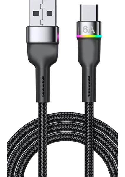 Oneplus Nord N10 N100 Şarj Kablosu Type-C 6A Ledli Hızlı SZ-CL81