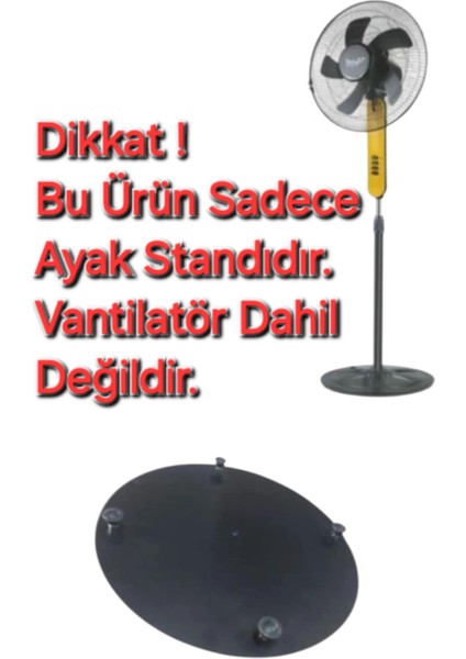 Teba TH-2000AV Vantilatör Ayak Standı (Siyah)