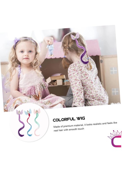 Unicorn Lila Pullu Kız Çocuk Saç Postiş Toka - Hediye Çocuk Takma Saç Aksesuar At Kuyruğu Pens Toka fırsatları