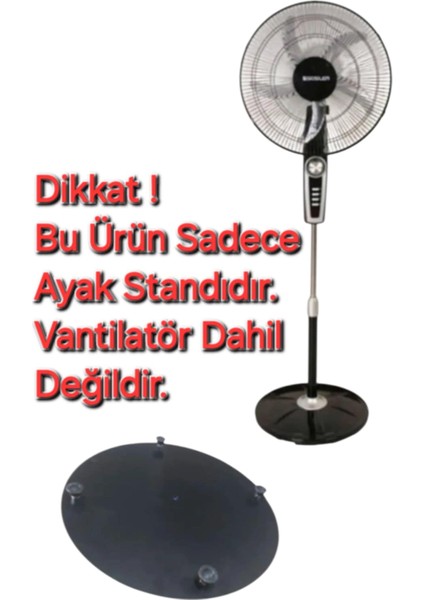 Süsler Sv 1805 Vantilatör Ayak Standı (Siyah)