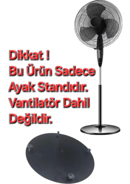 Sunday Ilgaz Vantilatör Ayak Standı (Siyah)