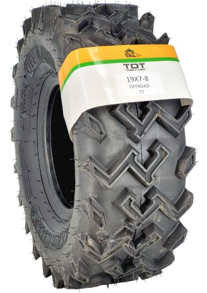 Atv Lastiği 19×7-8 Tl (Tubeless - Dubleks)